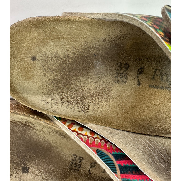 Birkenstock Papillio Dorothy Sandal African Wax Raspberry Slides Size 39 US 8 - Picture 10 of 13